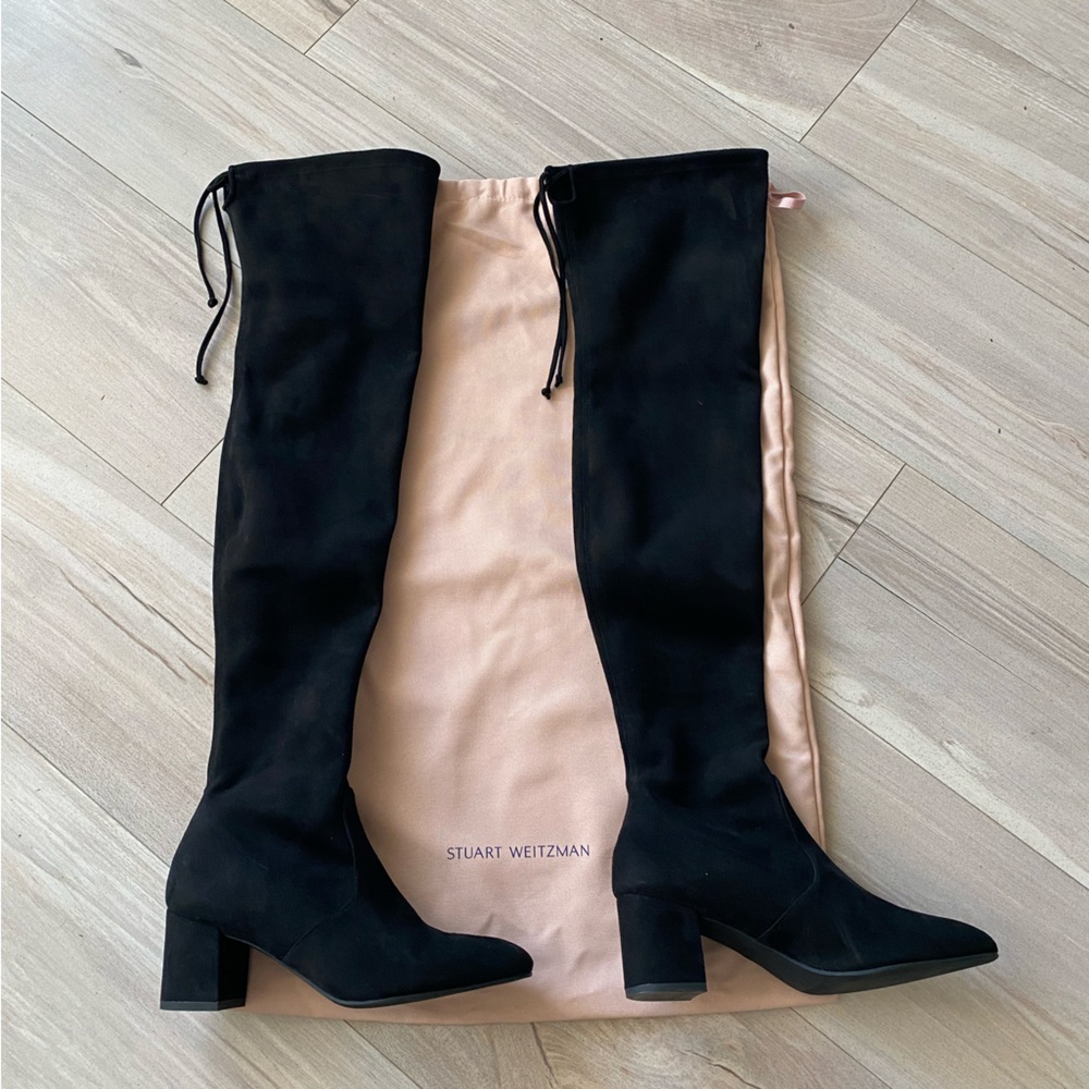 Stuart Weitzman Suede Over The Knee Boots